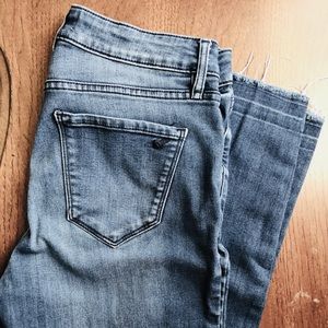 Distressed Ankle Jeans